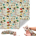 Supetspaw Reusable Cat Grooming Wrap – Washable Self-Adhesive Anti-Scratch Restraint Wrapfor Stress-Free Nail Clipping, Face Cleaning, Medication ， Multifunctional Care& More | Also Great for Makeup or Camera Travel Storage Calming