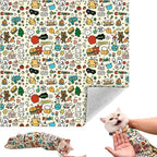 Supetspaw Reusable Cat Grooming Wrap – Washable Self-Adhesive Anti-Scratch Restraint Wrapfor Stress-Free Nail Clipping, Face Cleaning, Medication ， Multifunctional Care& More | Also Great for Makeup or Camera Travel Storage Calming