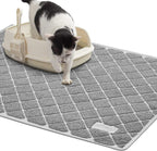 Premium Cat Litter Mat, 47" Long X 35" Wide, Non-Slip and Waterproof Design, Soft on Paws, Easy to Clean