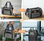 Pink Cat Carrier - Soft-Sided Travel Bag for Cats & Kittens (Up to 15 lbs)