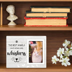 Cat Memorial Gifts for Loss of Cat, Cat Memorial Picture Frame, Cat Loss Sympath