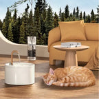 Ceramic Cat Water Fountain — Modern Aesthetic Pet Drinking Fountain
