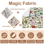 Supetspaw Reusable Cat Grooming Wrap – Washable Self-Adhesive Anti-Scratch Restraint Wrapfor Stress-Free Nail Clipping, Face Cleaning, Medication ， Multifunctional Care& More | Also Great for Makeup or Camera Travel Storage Calming