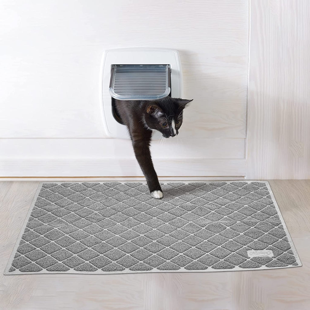 Premium Cat Litter Mat, 47" Long X 35" Wide, Non-Slip and Waterproof Design, Soft on Paws, Easy to Clean