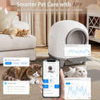 Warcat Smart Low-Noise Auto-Cleaning Litter Box 90L Self Cleaning Cat Litter Box App-Controlled via 2.4G Wifi with Smart Sensors, Safety Protection, Easy Maintenance, Easy Setup & Clean #Tiktokshopstockup#Tiktokshopmothersday#Summervibes#Petlovers