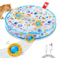 Potaroma Interactive Cat Toys, Fast Rolling Ball in Play Mat, Automatic Motion Activated Moving Ball Hide and Seek Game for Indoor Exercise Kicker #Summervibes #Petlovers