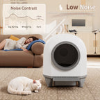 Warcat Smart Low-Noise Auto-Cleaning Litter Box 90L Self Cleaning Cat Litter Box App-Controlled via 2.4G Wifi with Smart Sensors, Safety Protection, Easy Maintenance, Easy Setup & Clean #Tiktokshopstockup#Tiktokshopmothersday#Summervibes#Petlovers