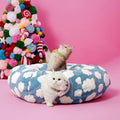 3-in-1 Cat Tunnel Bed – Donut Pop-Up Hideout for Indoor Cats