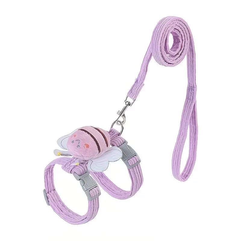 Cat Harness & Leash Set – H-Shape Escape-Proof Walking Gear