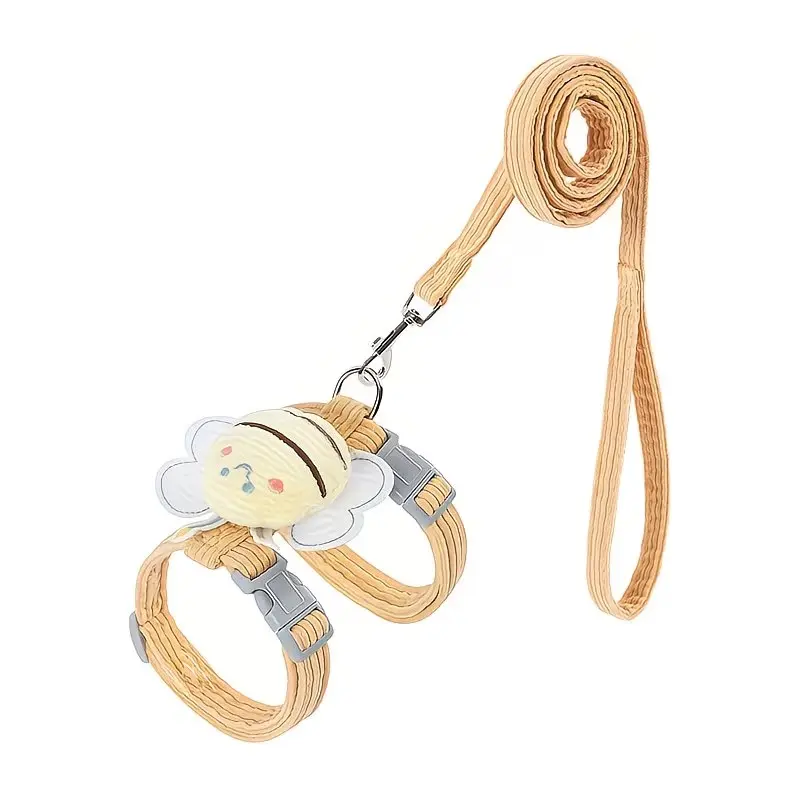 Cat Harness & Leash Set – H-Shape Escape-Proof Walking Gear