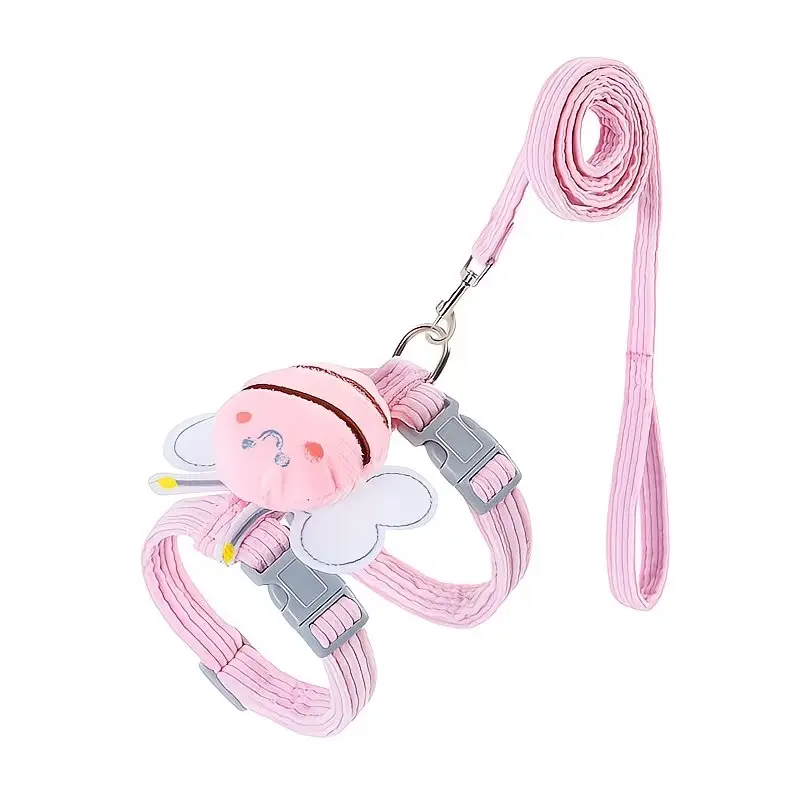 Cat Harness & Leash Set – H-Shape Escape-Proof Walking Gear