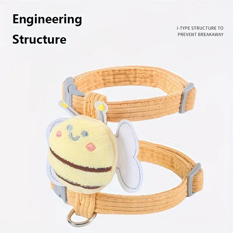 Cat Harness & Leash Set – H-Shape Escape-Proof Walking Gear