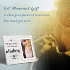 Cat Memorial Gifts for Loss of Cat, Cat Memorial Picture Frame, Cat Loss Sympath