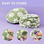 Lesure Cat Tunnel Bed for Indoor Cats - Soft&Cozy Cute Cat Donut Tunnel with Washable Circle Cushion, round Pet Play Tunnel Toy for Kitten/Puppy/Rabbit, Peekaboo Cave Toy, Cool Cat Stuff