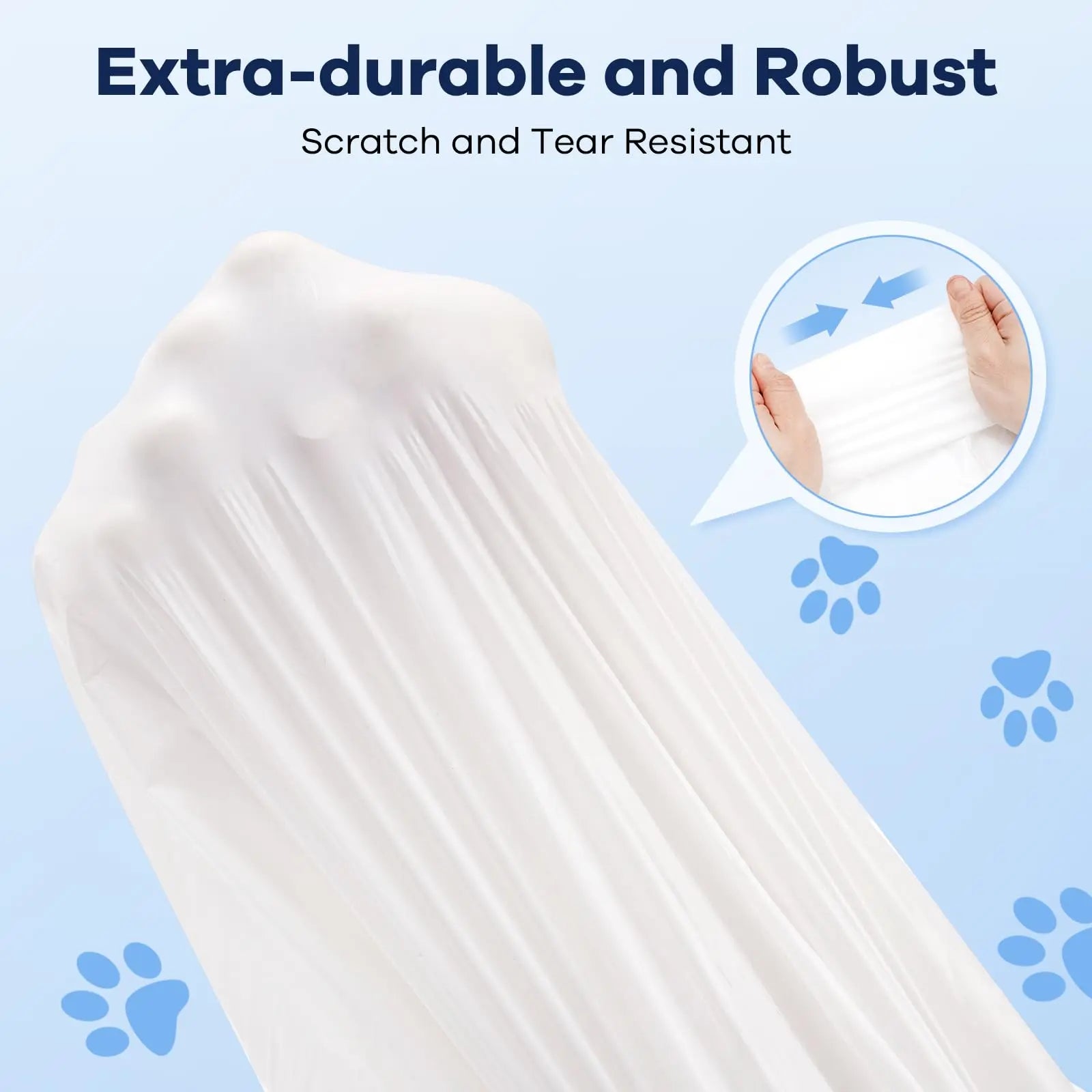 Cat Litter Bags - Heavy-Duty Drawstring Liners for Automatic/Self-Cleaning Litter Boxes, High Durability, Easy to Use, 40 Pcs, 25In*16.5In#Summervibes #Petlovers