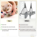 Supetspaw Reusable Cat Grooming Wrap – Washable Self-Adhesive Anti-Scratch Restraint Wrapfor Stress-Free Nail Clipping, Face Cleaning, Medication ， Multifunctional Care& More | Also Great for Makeup or Camera Travel Storage Calming