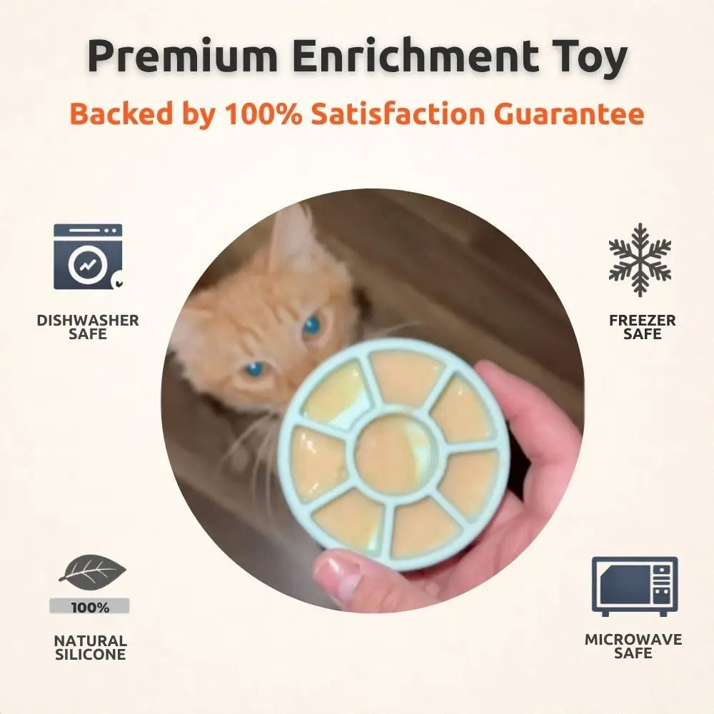 Freezspin Interactive Cat Toy - Durable Self-Play Cat Entertainment