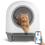 Warcat Smart Low-Noise Auto-Cleaning Litter Box 90L Self Cleaning Cat Litter Box App-Controlled via 2.4G Wifi with Smart Sensors, Safety Protection, Easy Maintenance, Easy Setup & Clean #Tiktokshopstockup#Tiktokshopmothersday#Summervibes#Petlovers